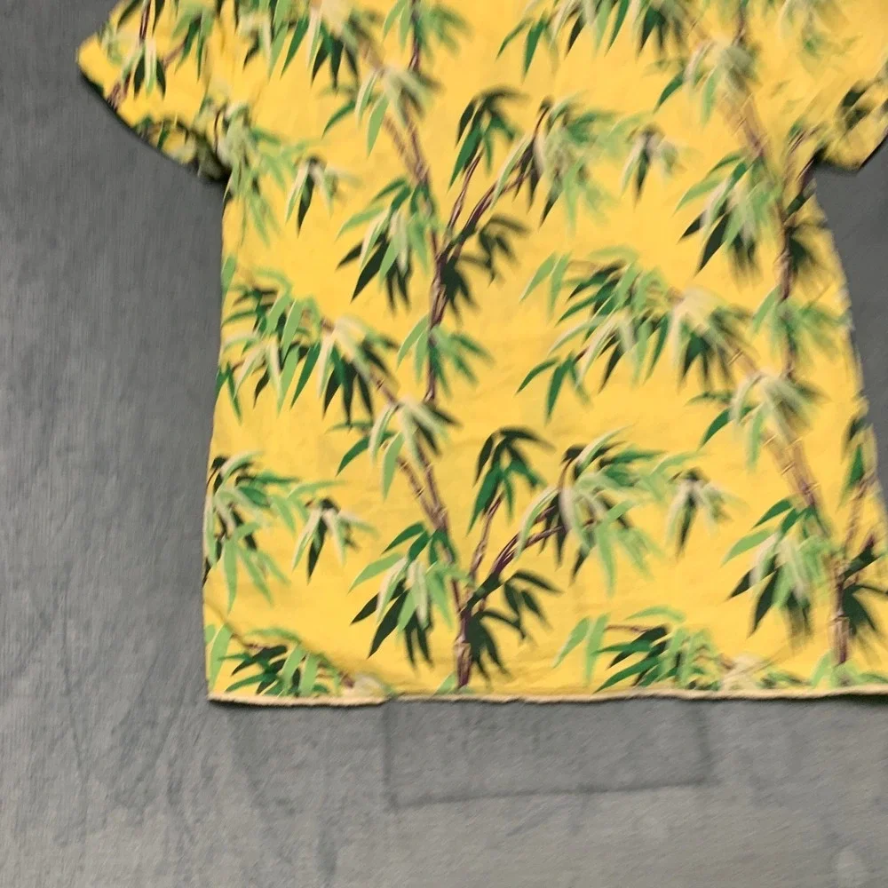 Scotch & Soda Shirt Mens XL Multicolor Tropical Leaf Chest Pocket Summer Beach